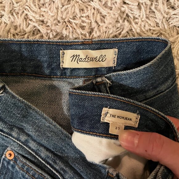 Madewell The Momjean in Stratfield Wash - Picture 2 of 4